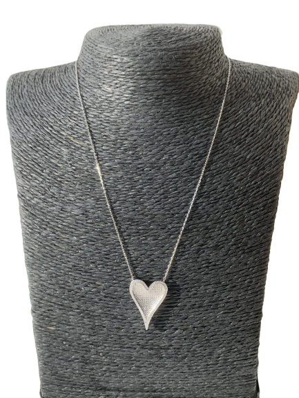 Good Heart Necklace (Silver) - Love Be Jewels