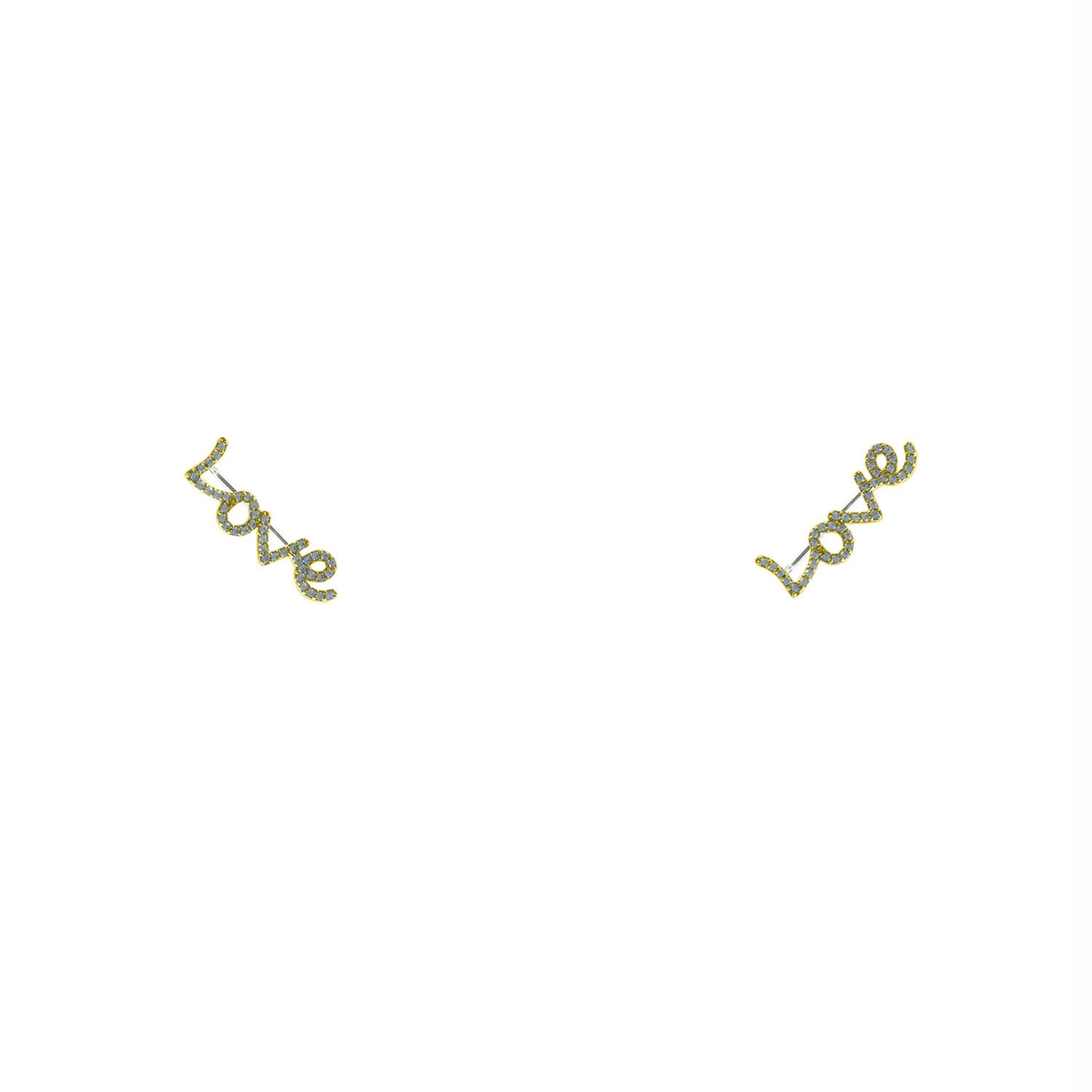 Love Ear Climbers - Love Be Jewels