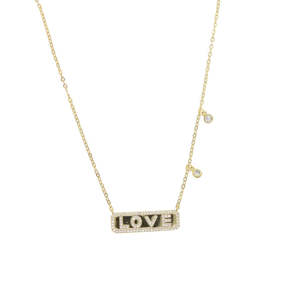 Love Bar Necklace - Love Be Jewels