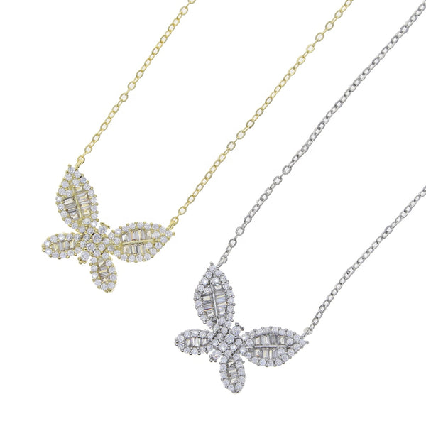 Gold Butterfly Necklace - Love Be Jewels