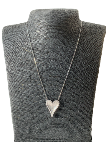 Good Heart Necklace (Silver) - Love Be Jewels