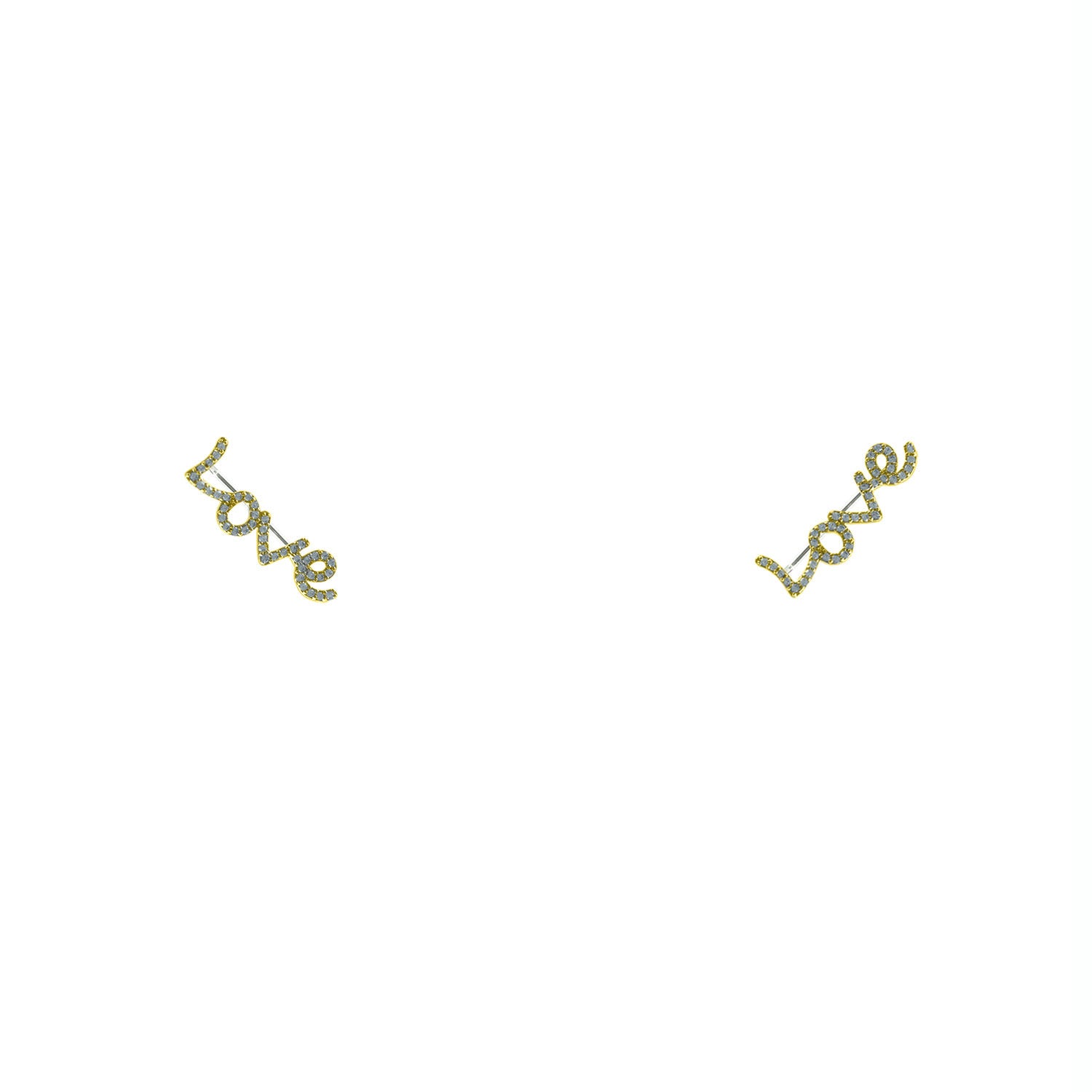 Love Ear Climbers - Love Be Jewels