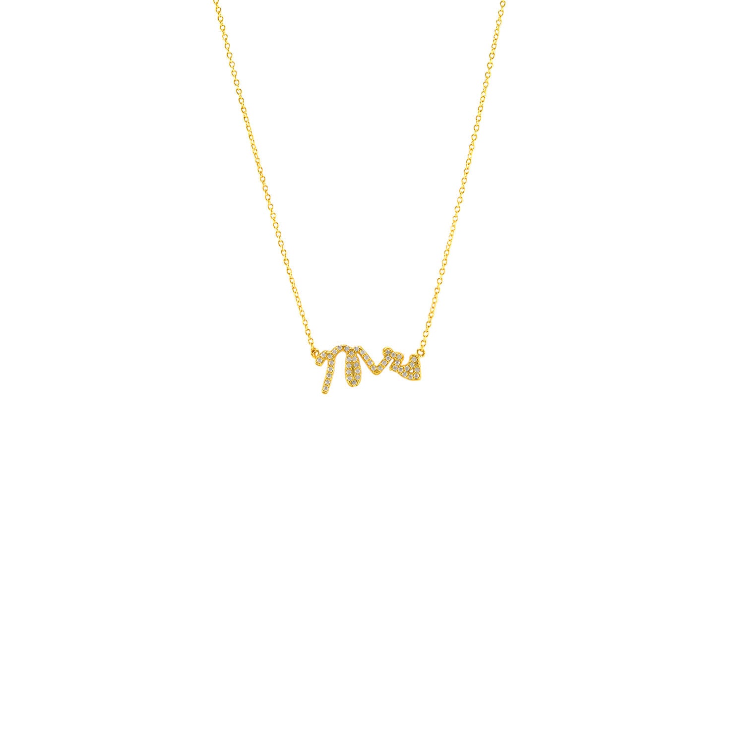 Mrs Necklace Gold - Love Be Jewels