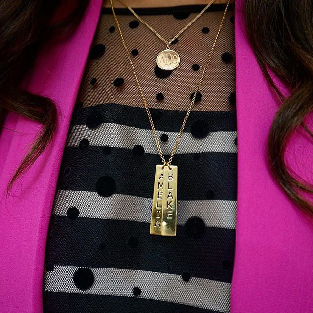Custom Bar Necklace - Love Be Jewels